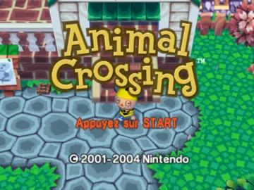 Animal Crossing screen shot title